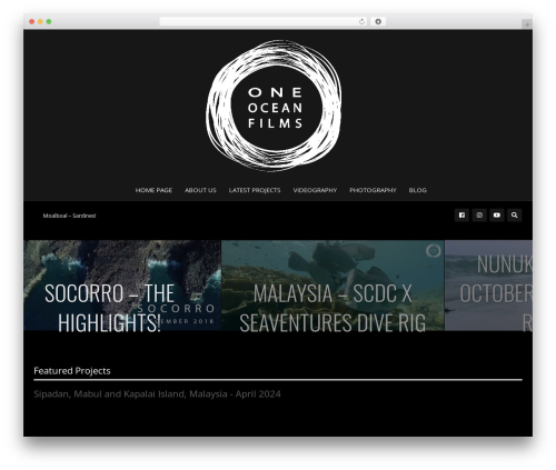 truemag WordPress theme design - oneoceanfilms.com