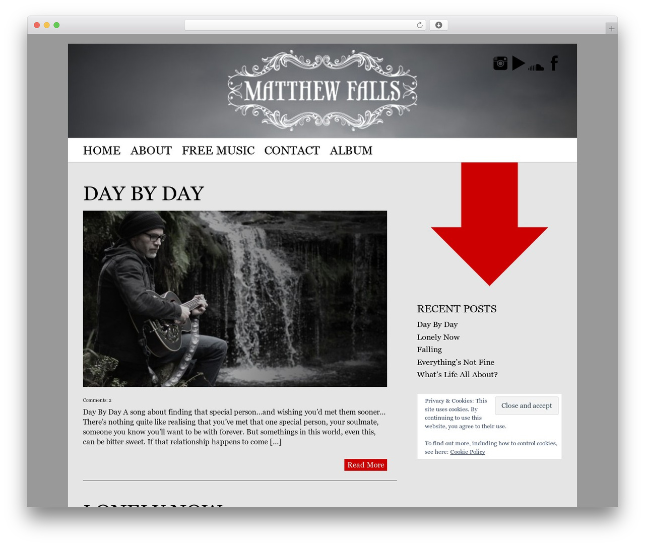 TunePipe Basic WordPress theme - matthewfalls.com TunePipe Basic WordPress theme - matthewfalls.com