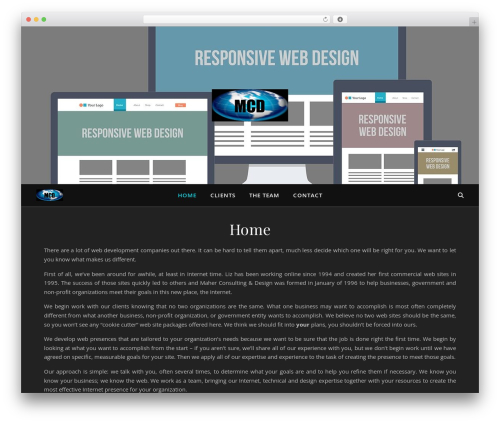 WordPress theme Ashe - maherconsulting.com