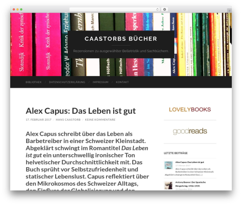 Book Review (book-review) free WordPress plugin - caastorb.com