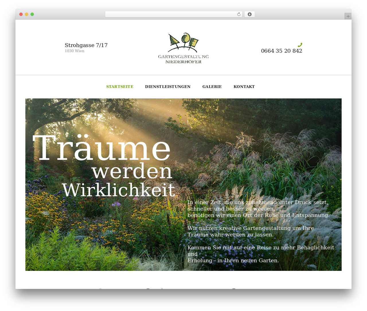 WordPress theme GreenThumb - gartenatelier.com