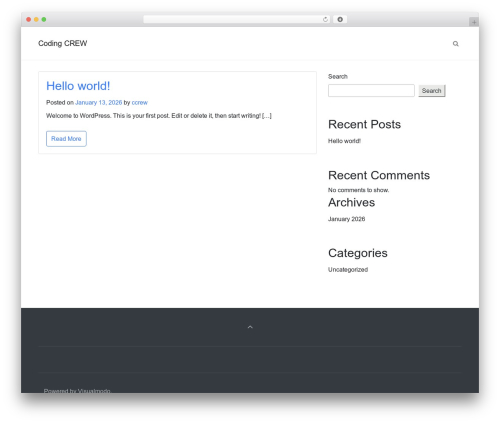 WordPress theme it - codingcrew.com WordPress theme it - codingcrew.com
