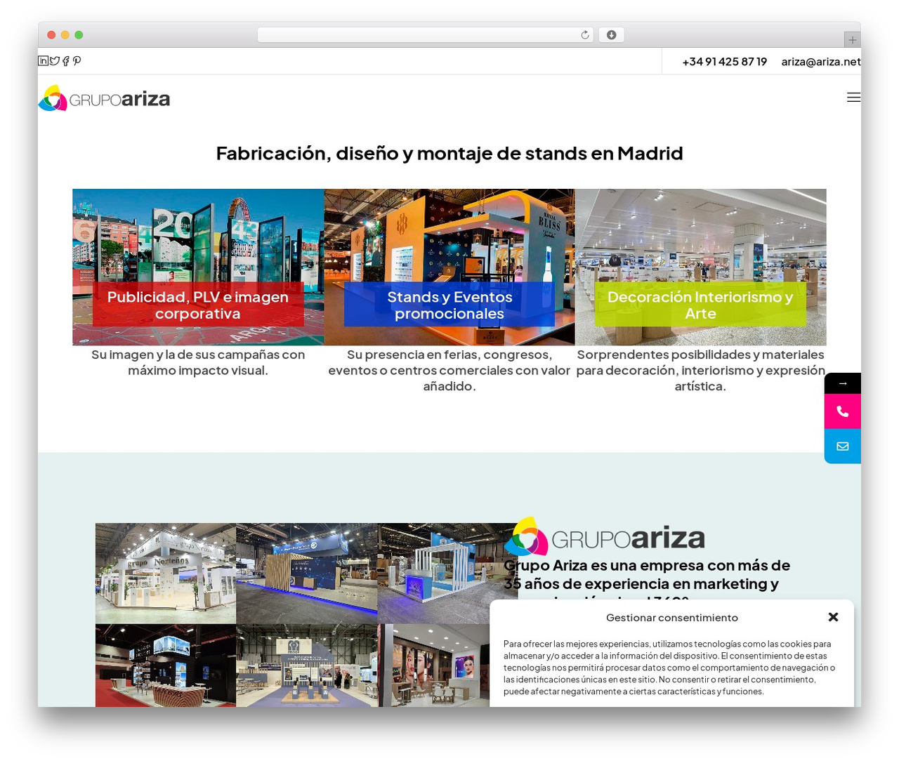 WordPress theme Loobek - grupoariza.net