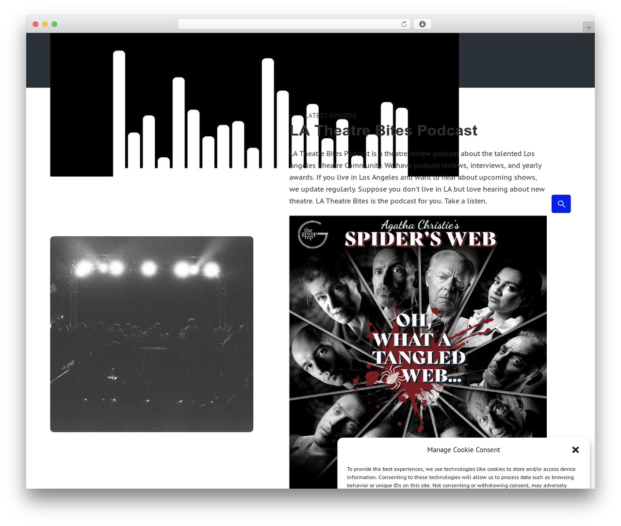 WordPress theme Roogan - latheatrebites.com