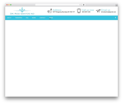 WordPress theme Santos - centralparknaturopathic.com