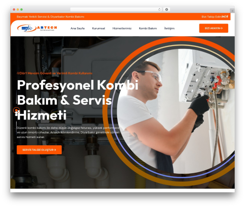 WordPress website theme Arkdin - artechiklimlendirme.com.tr
