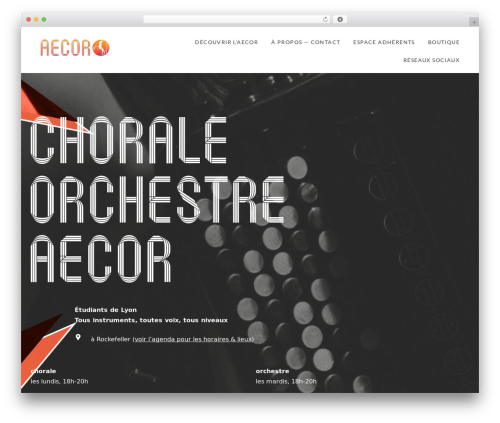 WP theme Dyad - aecor.fr