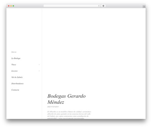 WP theme The7 - bodegasgerardomendez.com