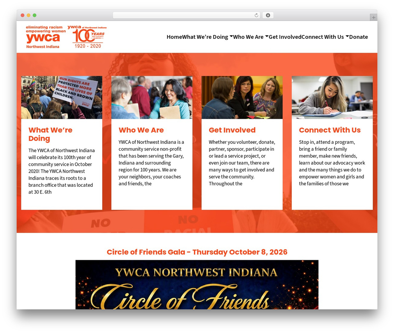 YWCA theme WordPress - ywcanwi.org