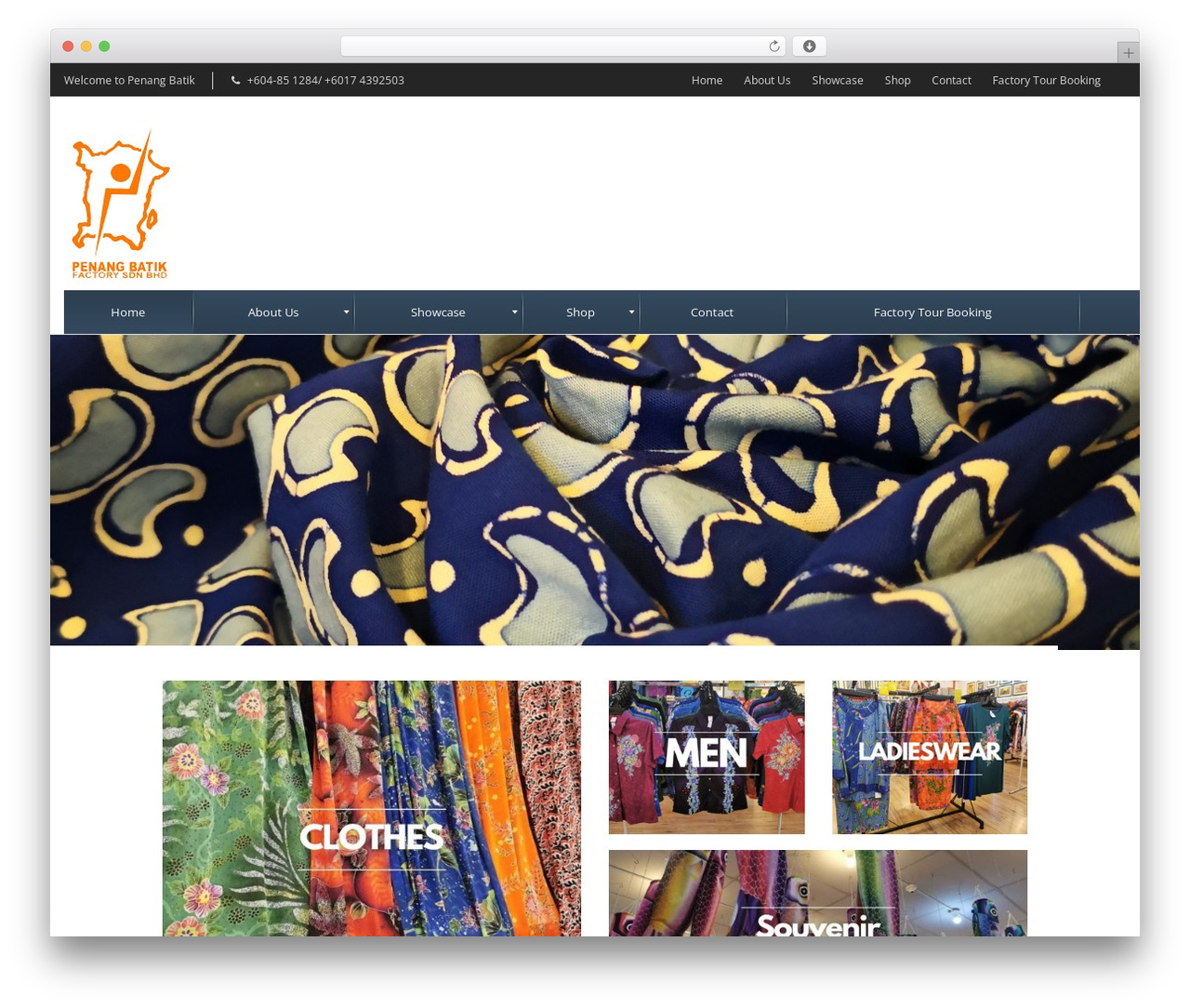 Zonker theme WordPress - penangbatik.com.my