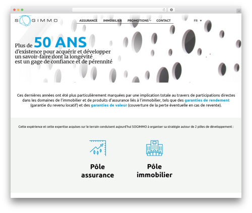 Alimo WordPress theme - sogimmo.ch