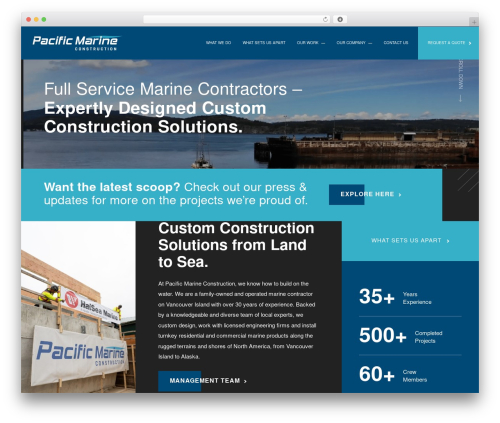 Array Blank Theme WP theme - pacificfloat.com