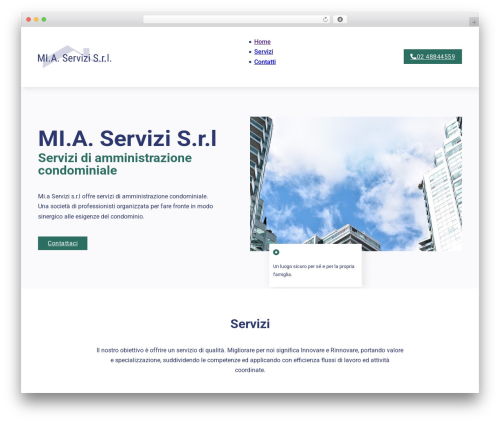 Bricks WordPress theme design - miaservizi.com