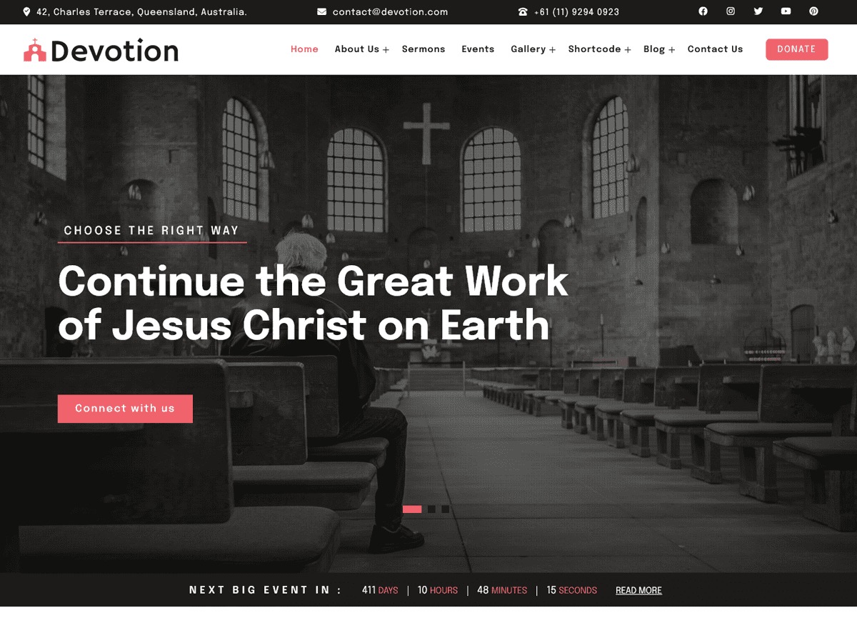 Devotion Pro WordPress ecommerce theme
