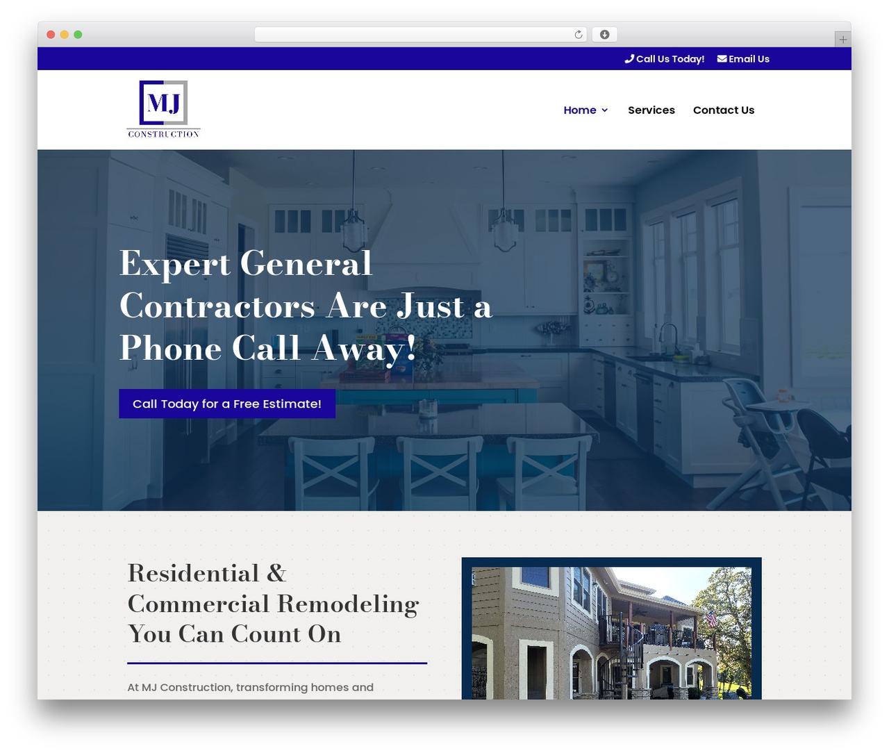 Divi Child WordPress theme - mjconstructiondsm.com