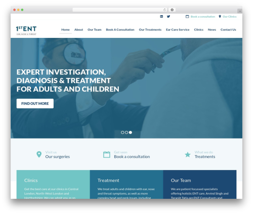 First Ent WordPress theme - 1st-ent.com