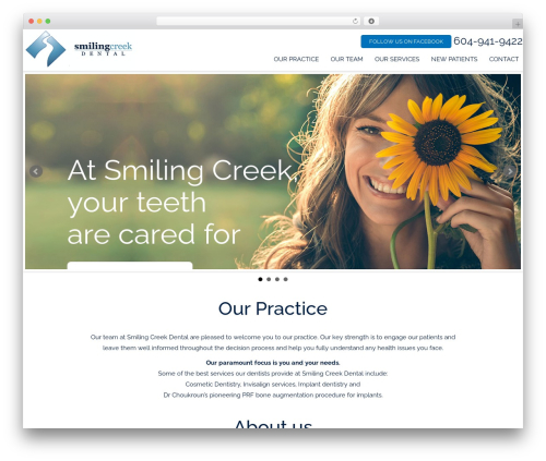 Net360 Theme theme WordPress - smilingcreekdental.com