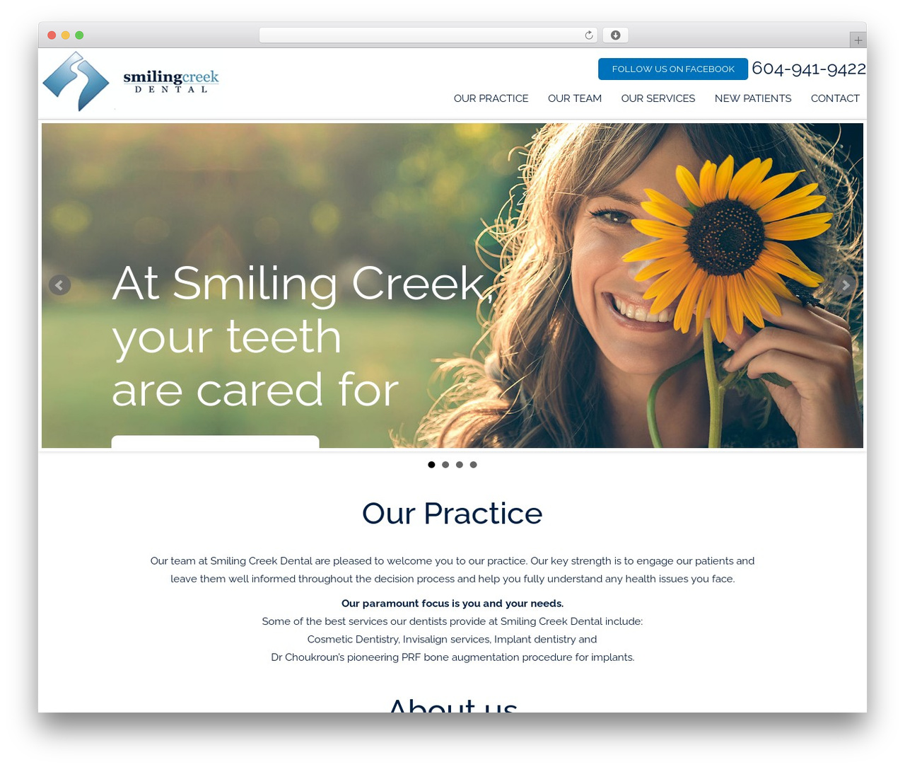 Net360 Theme theme WordPress - smilingcreekdental.com