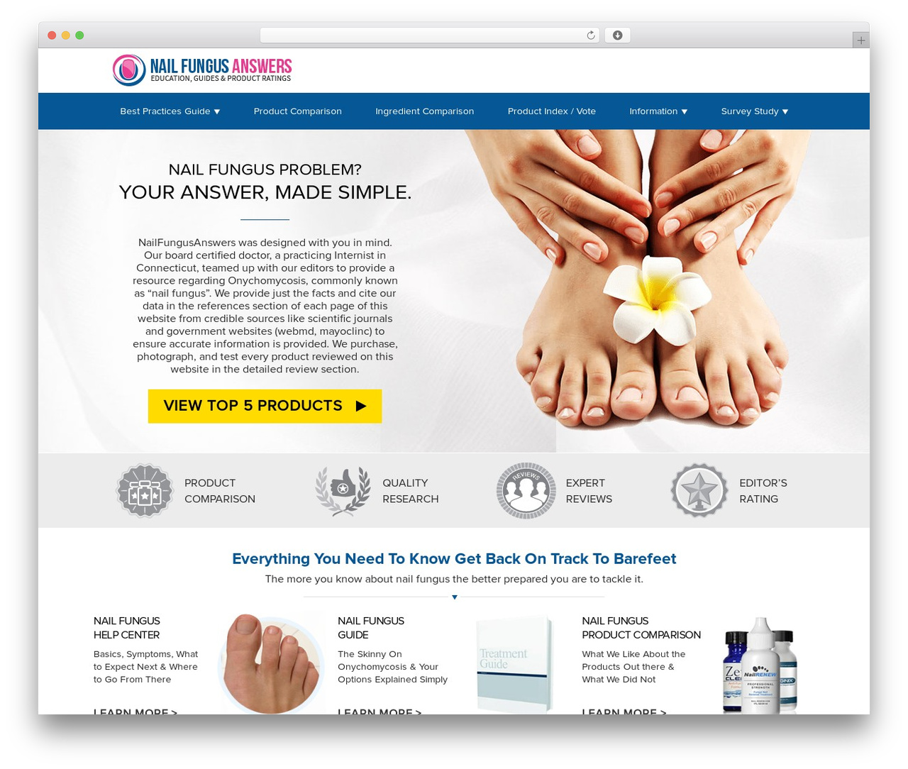 Responsive WordPress theme - nailfungusanswers.com Responsive WordPress theme - nailfungusanswers.com
