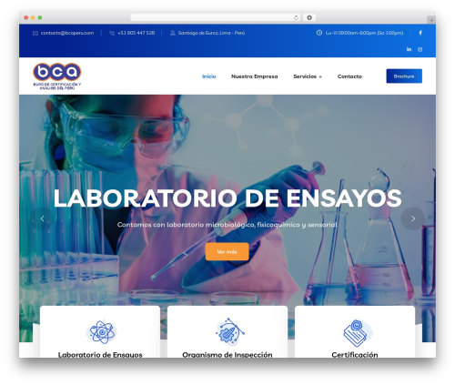 WordPress theme Braintech - bcaperu.com