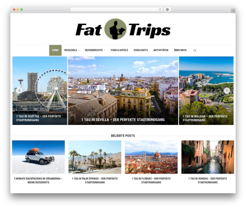 WordPress theme soledad - fattrips.com