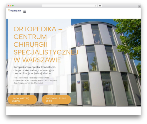 Avada WordPress theme - ortopedika.pl