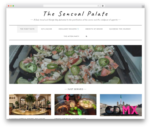 Best WordPress theme Kale Pro - thesensualpalate.com