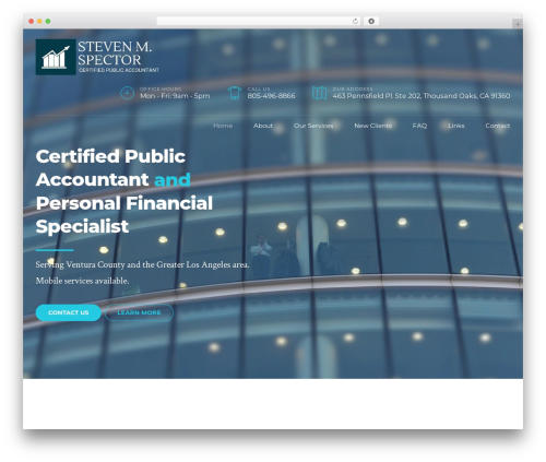 Finance WordPress theme - spectorcpa.com