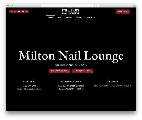 Mac menu WordPress plugin - miltonnaillounge.com