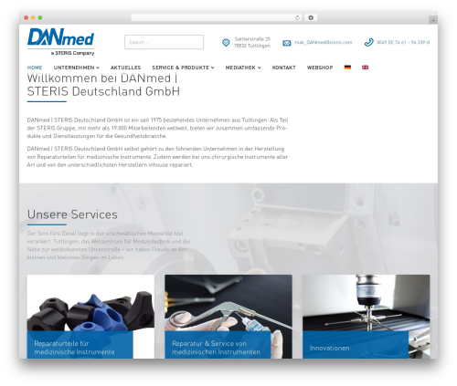 Nur WordPress theme - danmed.com