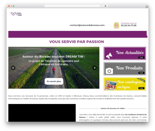 Optico theme WordPress - autourdubureau.com