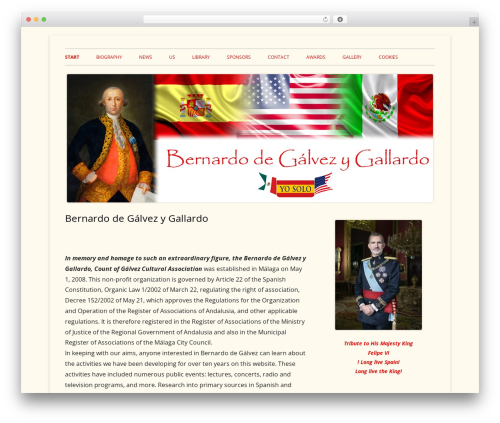 Tiny Framework best free WordPress theme - asociacionbernardodegalvez.es