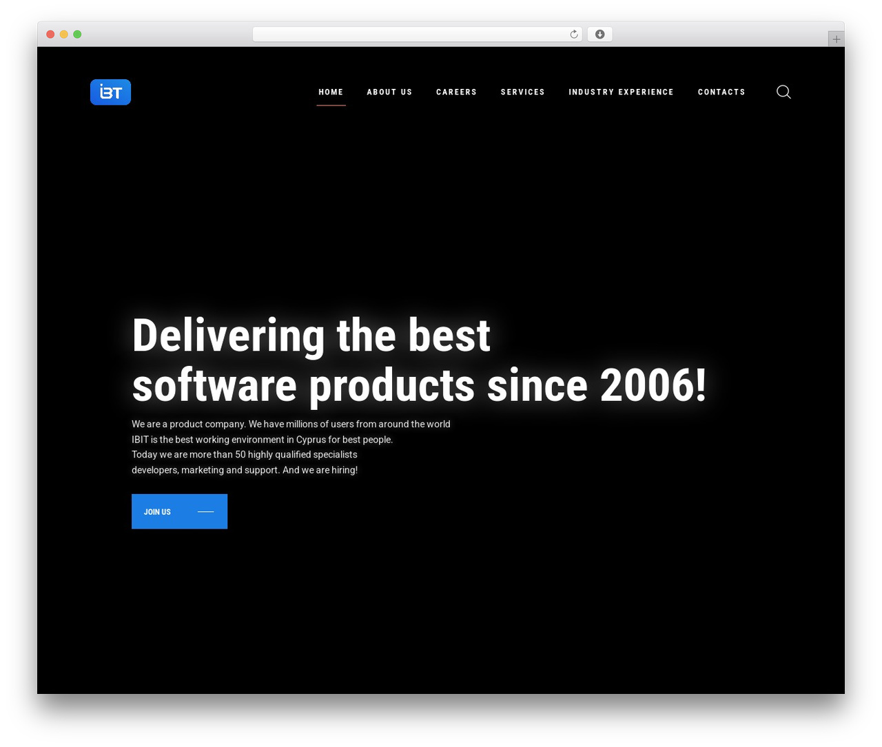 WordPress theme Eject - ibitcy.com