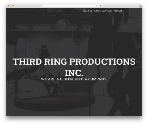 WordPress theme Nitteo - thirdringproductions.com