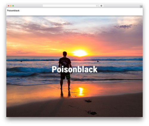 WordPress theme Bulk - poisonblack.com