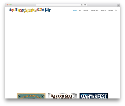 WordPress theme Divi - seakfair.org