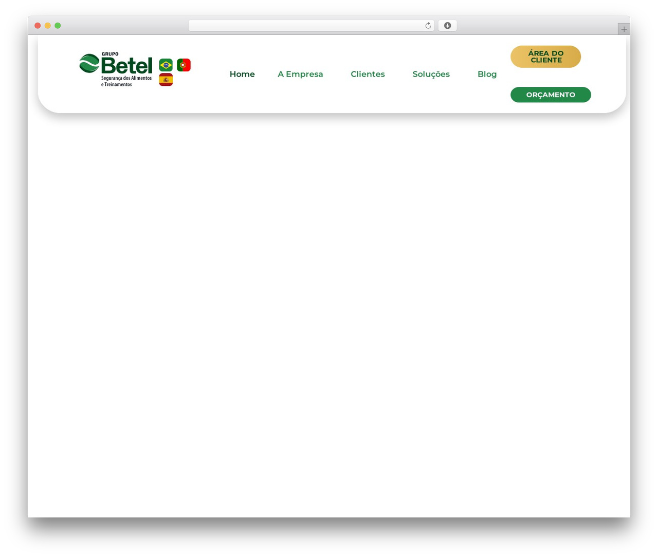 WordPress theme HTML5 Blank - betelassessoria.com.br
