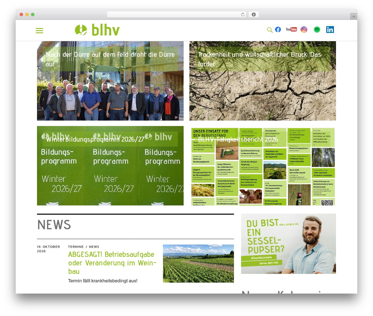 BLHV Theme WordPress theme - blhv.de