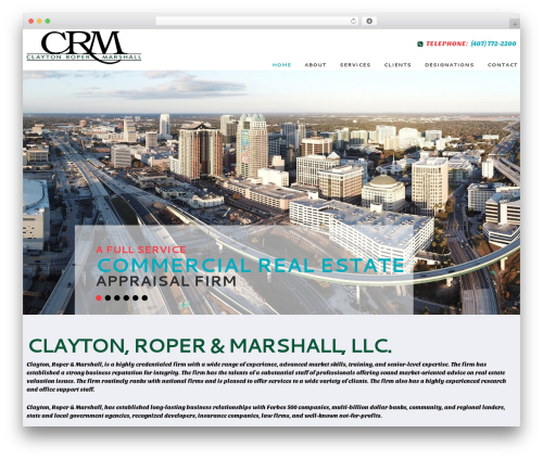cherry WordPress theme - crmre.com