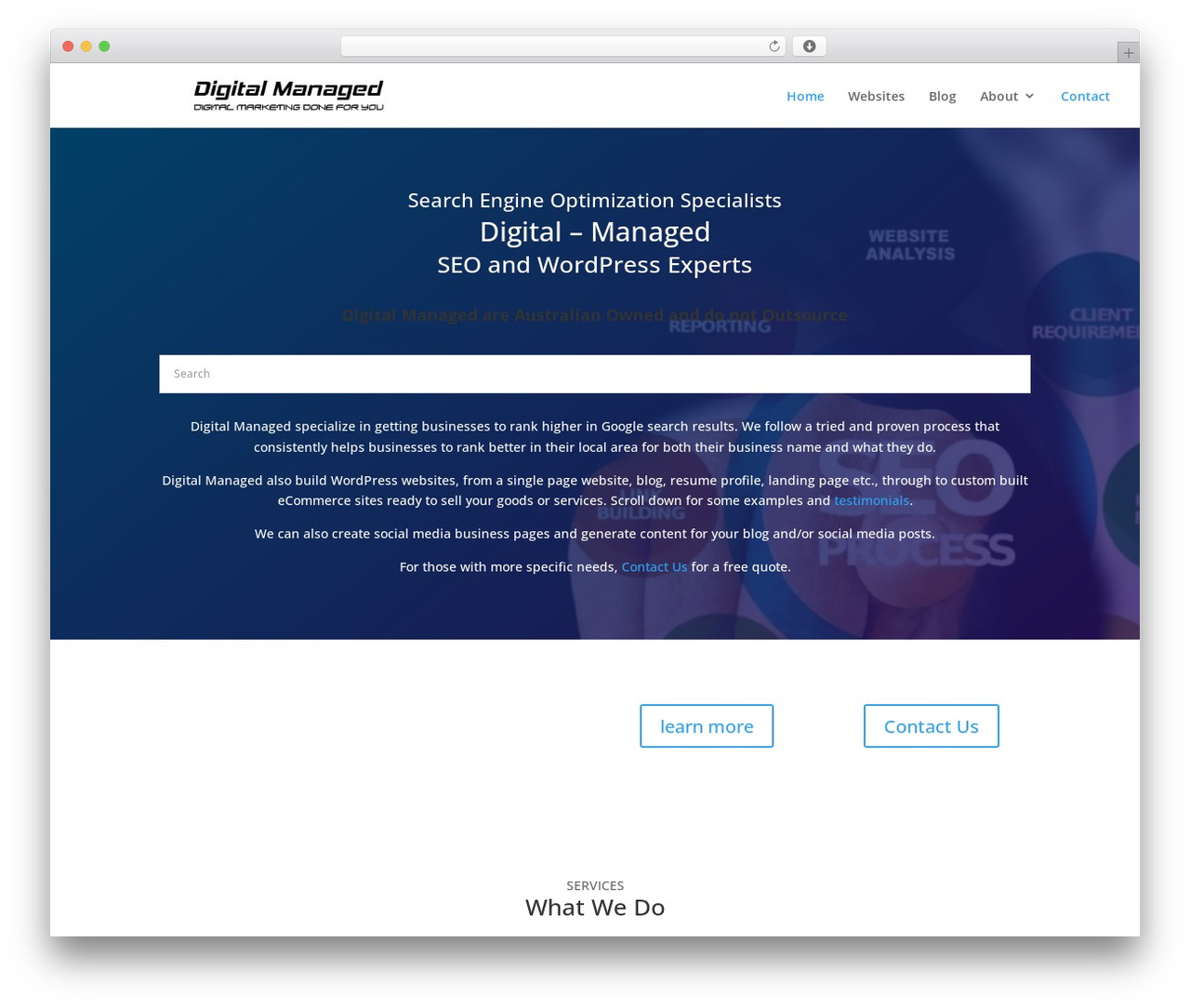 Divi WordPress theme - digitalmanaged.com