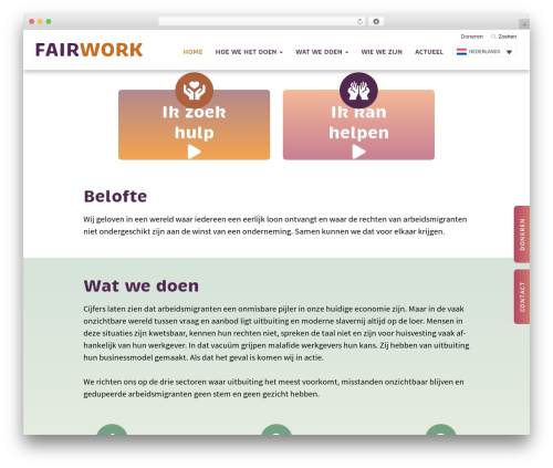 Fairwork WordPress theme - fairwork.nu