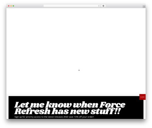 Salient WordPress theme - forcerefresh.com