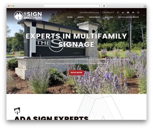 SEOteric Custom Theme Framework top WordPress theme - thesignbros.com