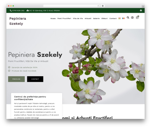 TheCrate WordPress theme - pepinieraszekely.ro