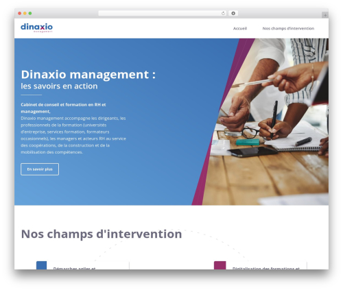Theme WordPress Dinaxio - dinaxiomanagement.com