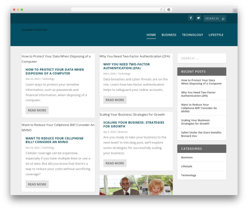 Theme WordPress Extra - seasideinformer.com
