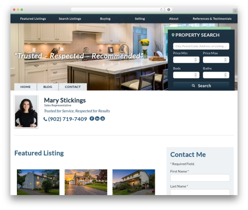 Theme WordPress IXACT Framework - marystickings.com