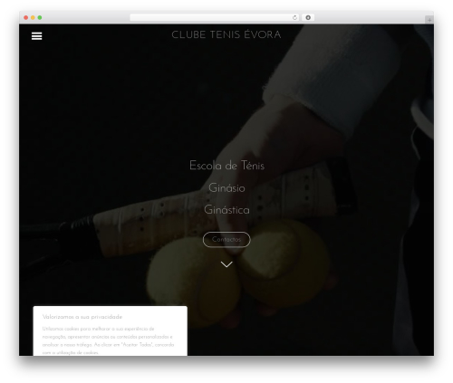 Theme WordPress Themify Simple - clubetenisevora.pt