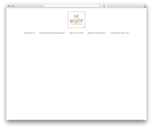 WordPress theme Creativo Theme - 8lighting.com