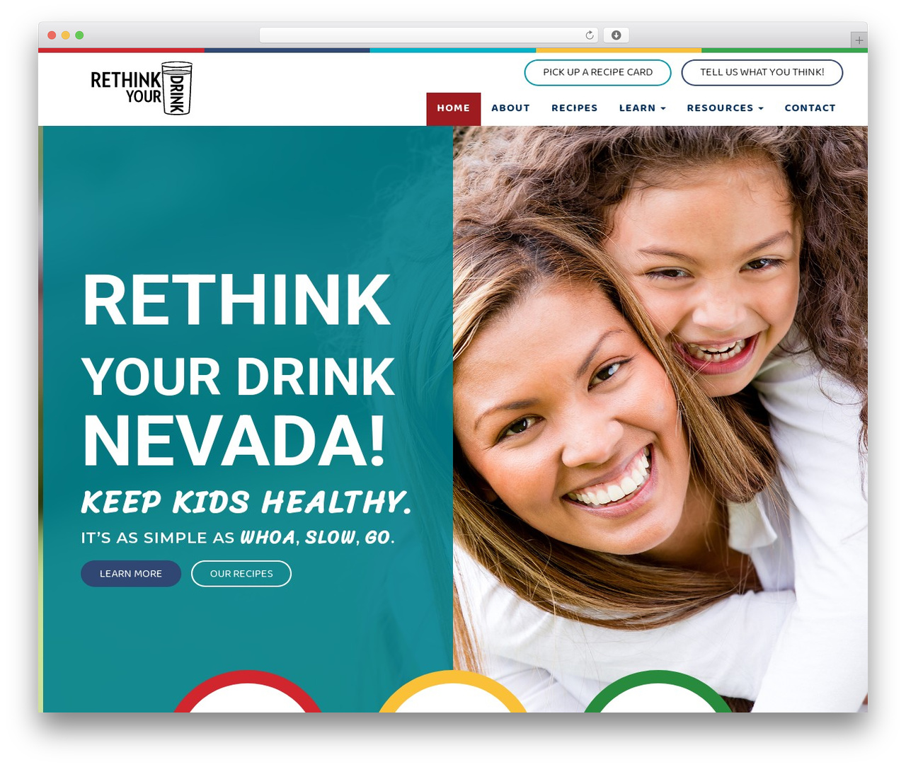 WordPress theme Flat Bootstrap Child - rethinkyourdrinknevada.com